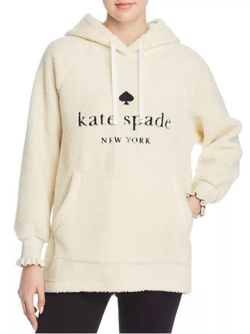 Kate Spade Sherpa Hoodie Size Small